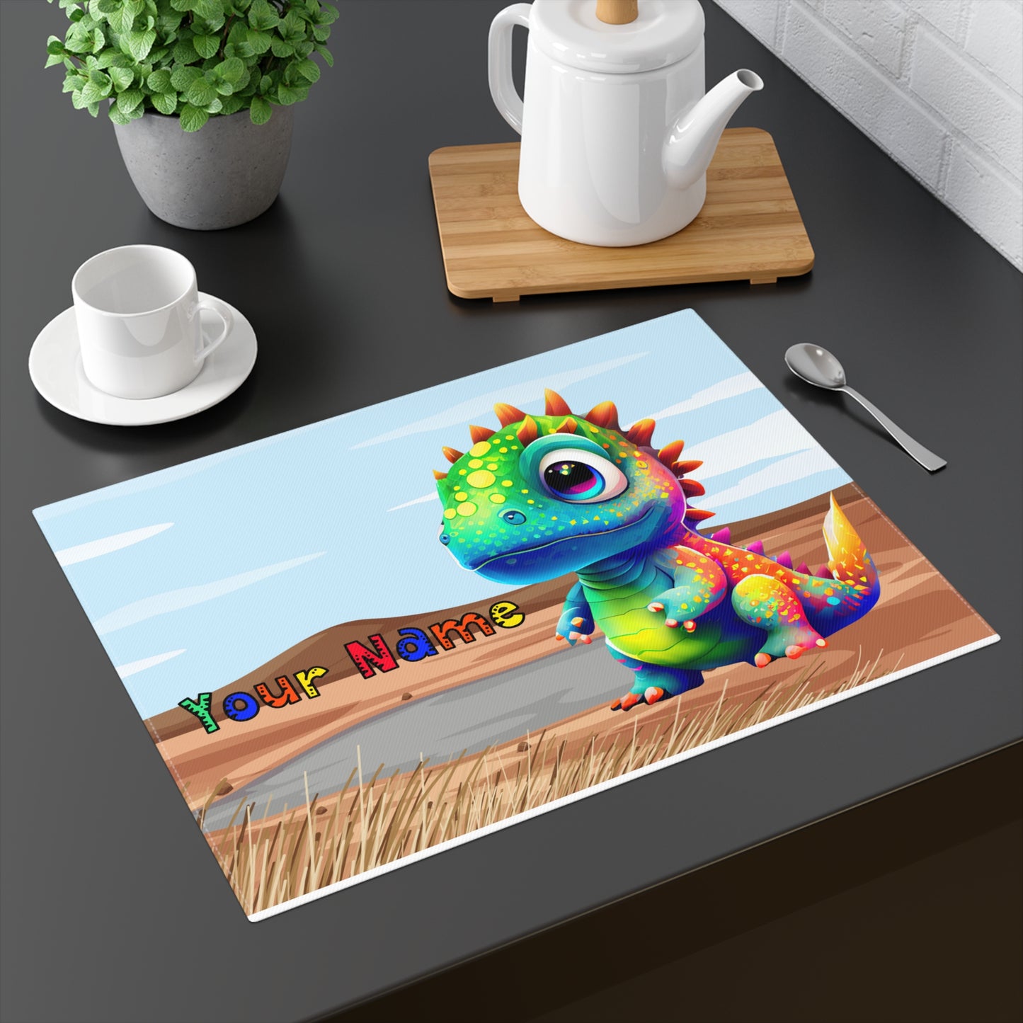 Placemat, 1pc - Desert Dinosaur