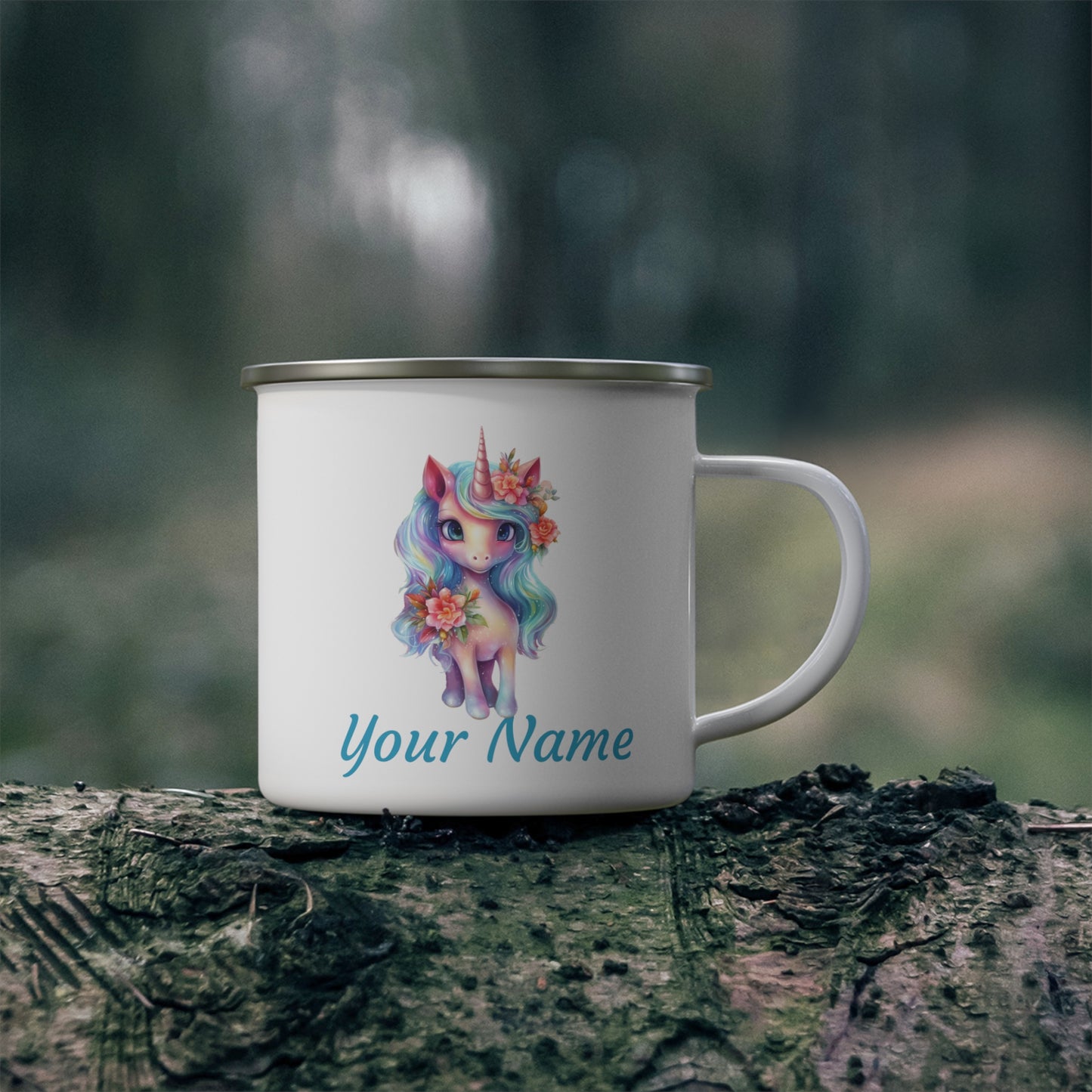 Enamel Camping Mug - Unicorn