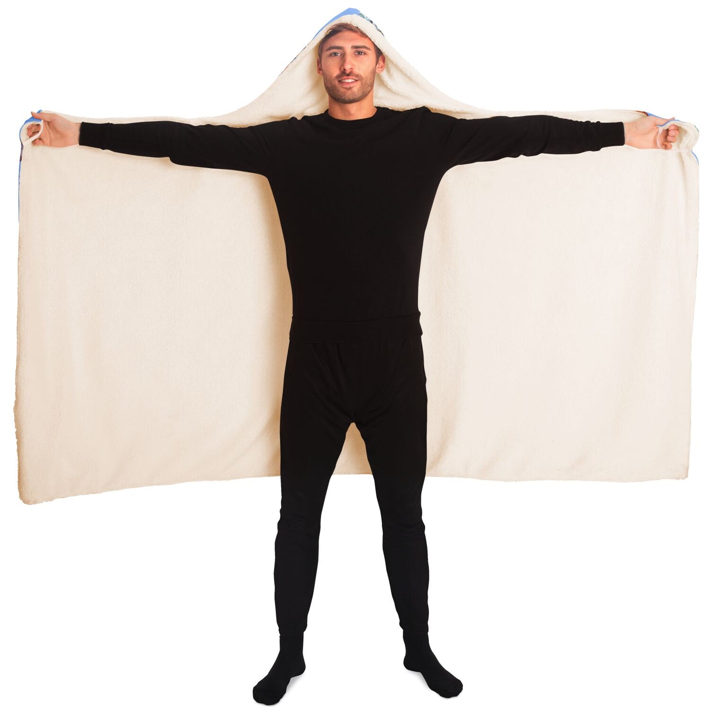 Robot Hooded Blanket - AOP copy