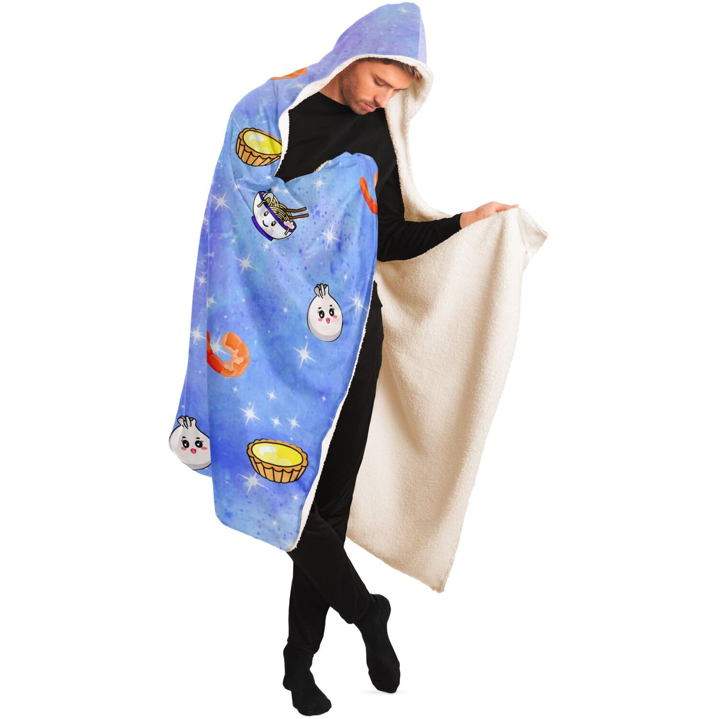 Hooded Blanket - galaxy dim sum