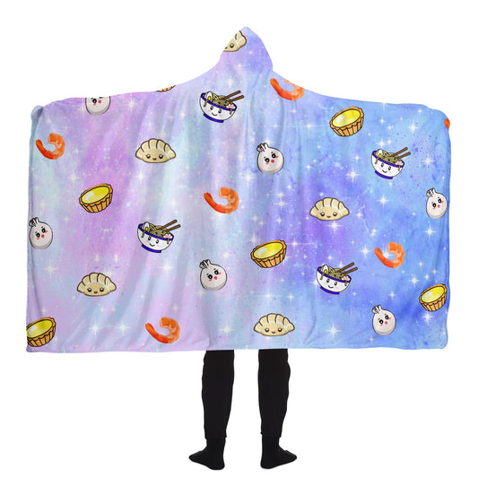 Hooded Blanket - galaxy dim sum
