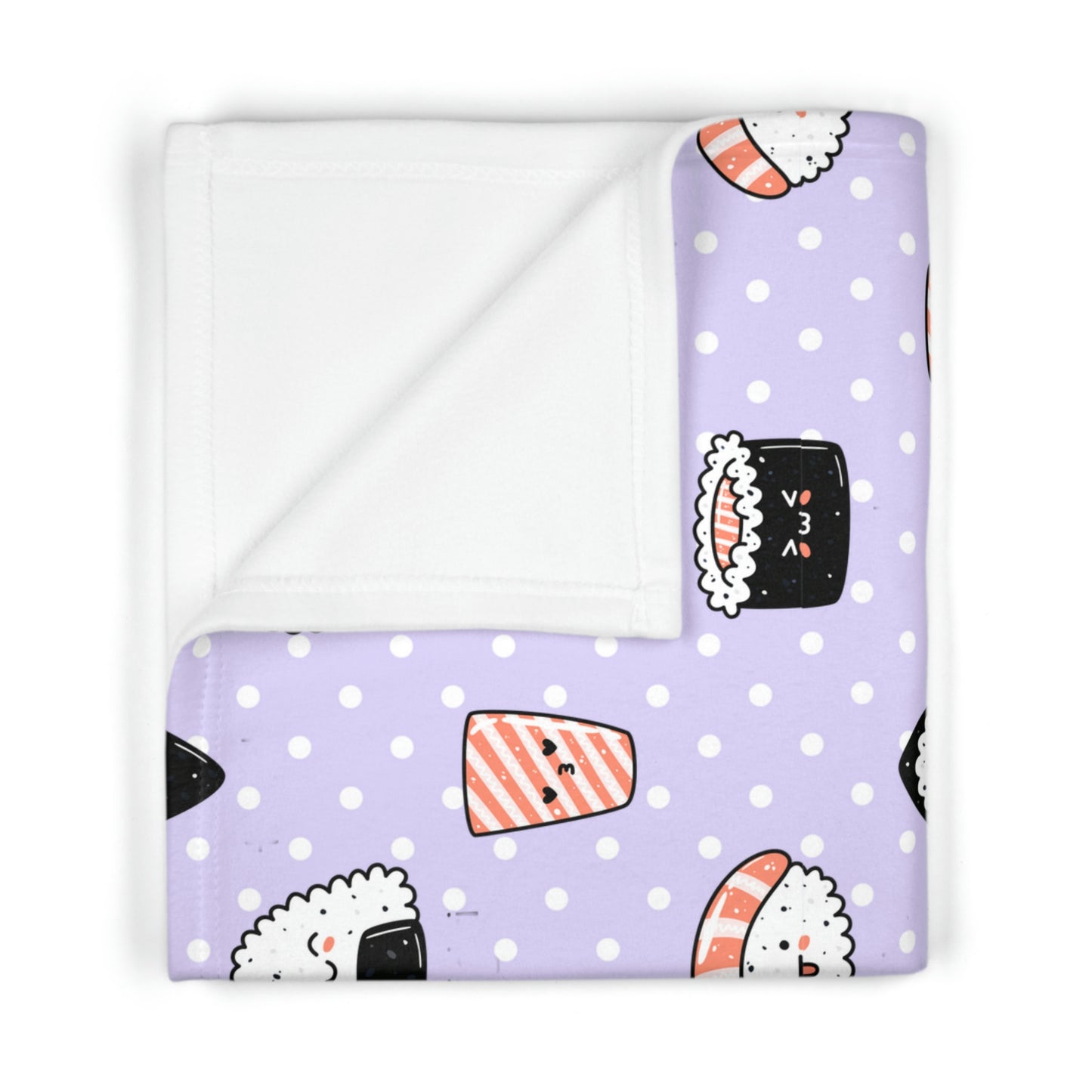 Soft Fleece Baby Blanket - Sushi